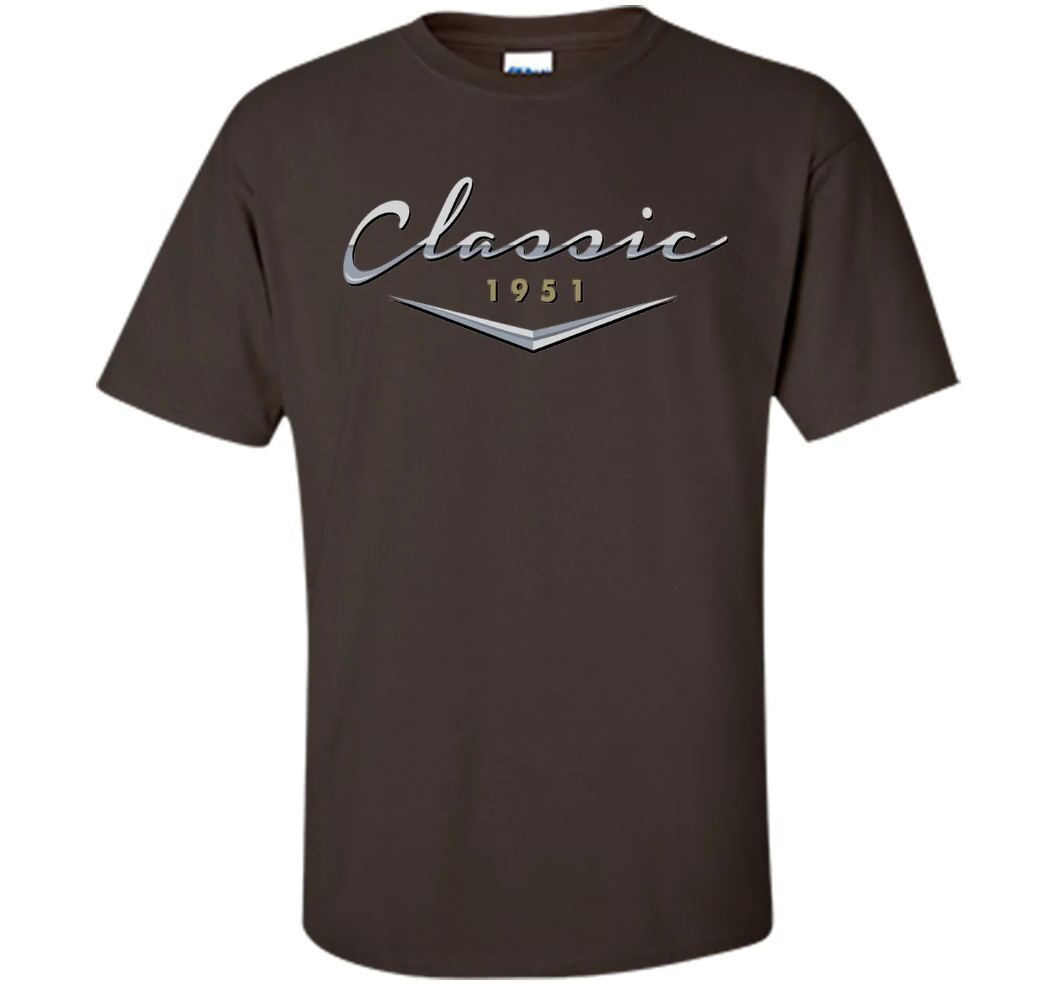 Men's Classic Car Vintage 1951 Birthday T Shirt Gift for Him, Dad