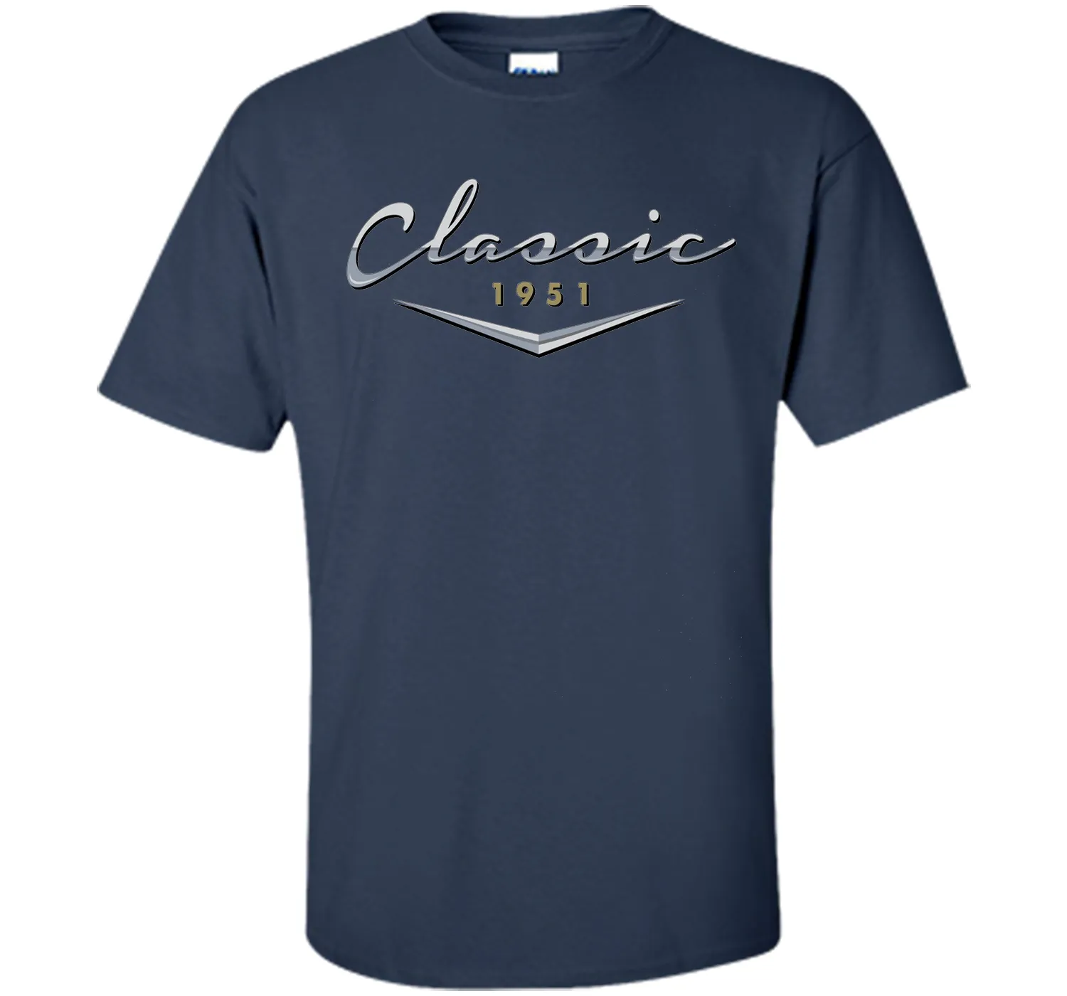 Men's Classic Car Vintage 1951 Birthday T Shirt Gift for Him, Dad