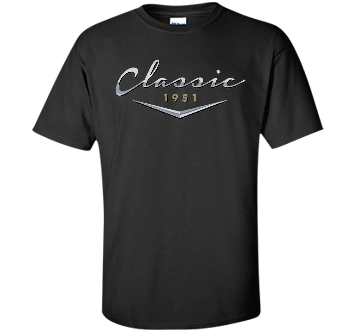 Men's Classic Car Vintage 1951 Birthday T Shirt Gift for Him, Dad