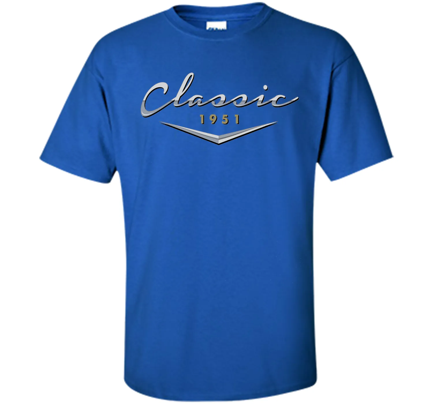 Men's Classic Car Vintage 1951 Birthday T Shirt Gift for Him, Dad