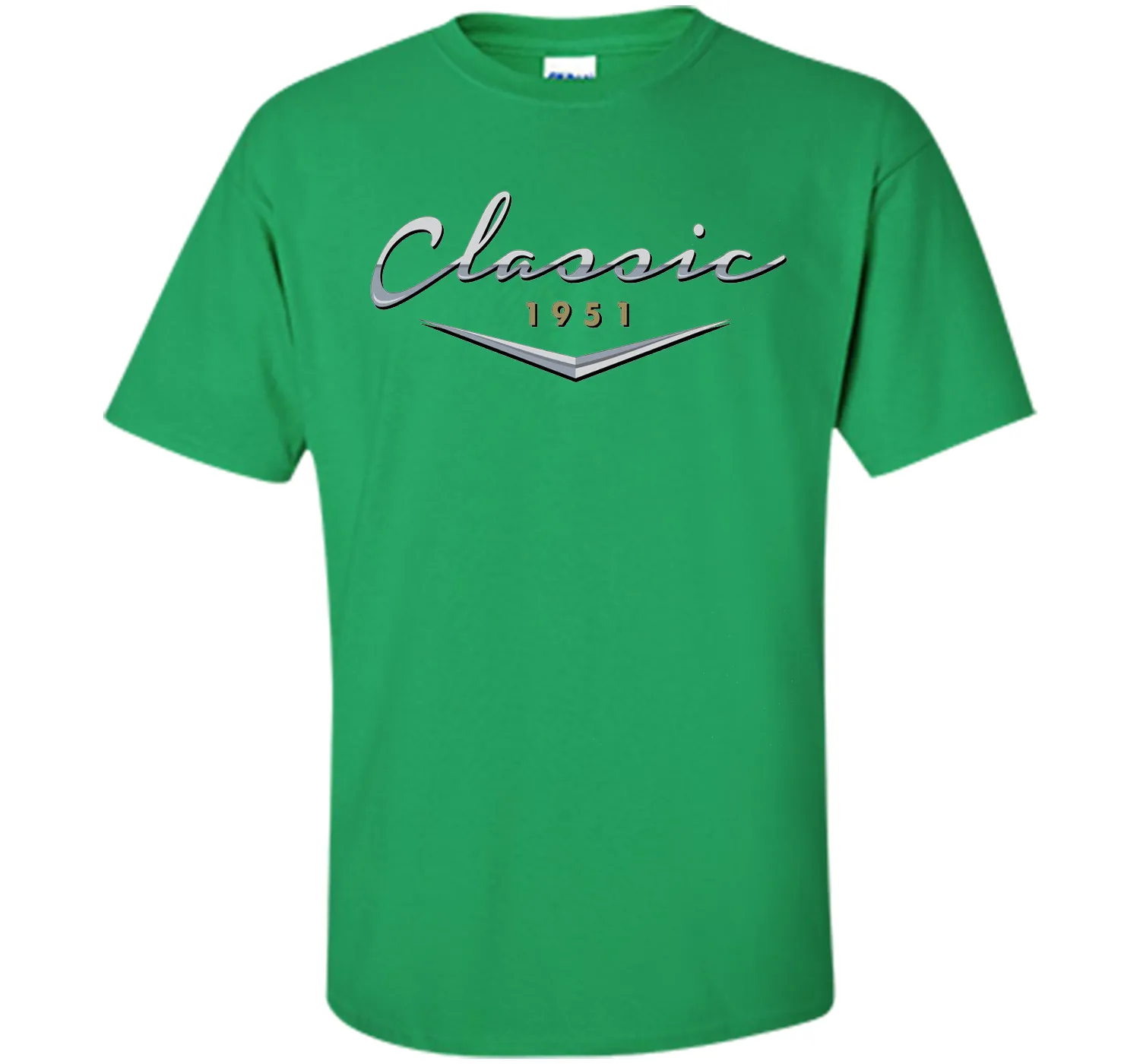 Men's Classic Car Vintage 1951 Birthday T Shirt Gift for Him, Dad