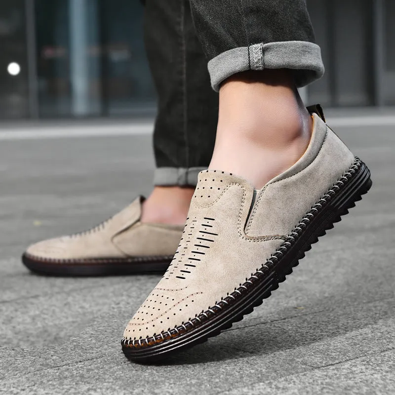 Men's Comfort Handmade Breathable Leather Casual Shoes
