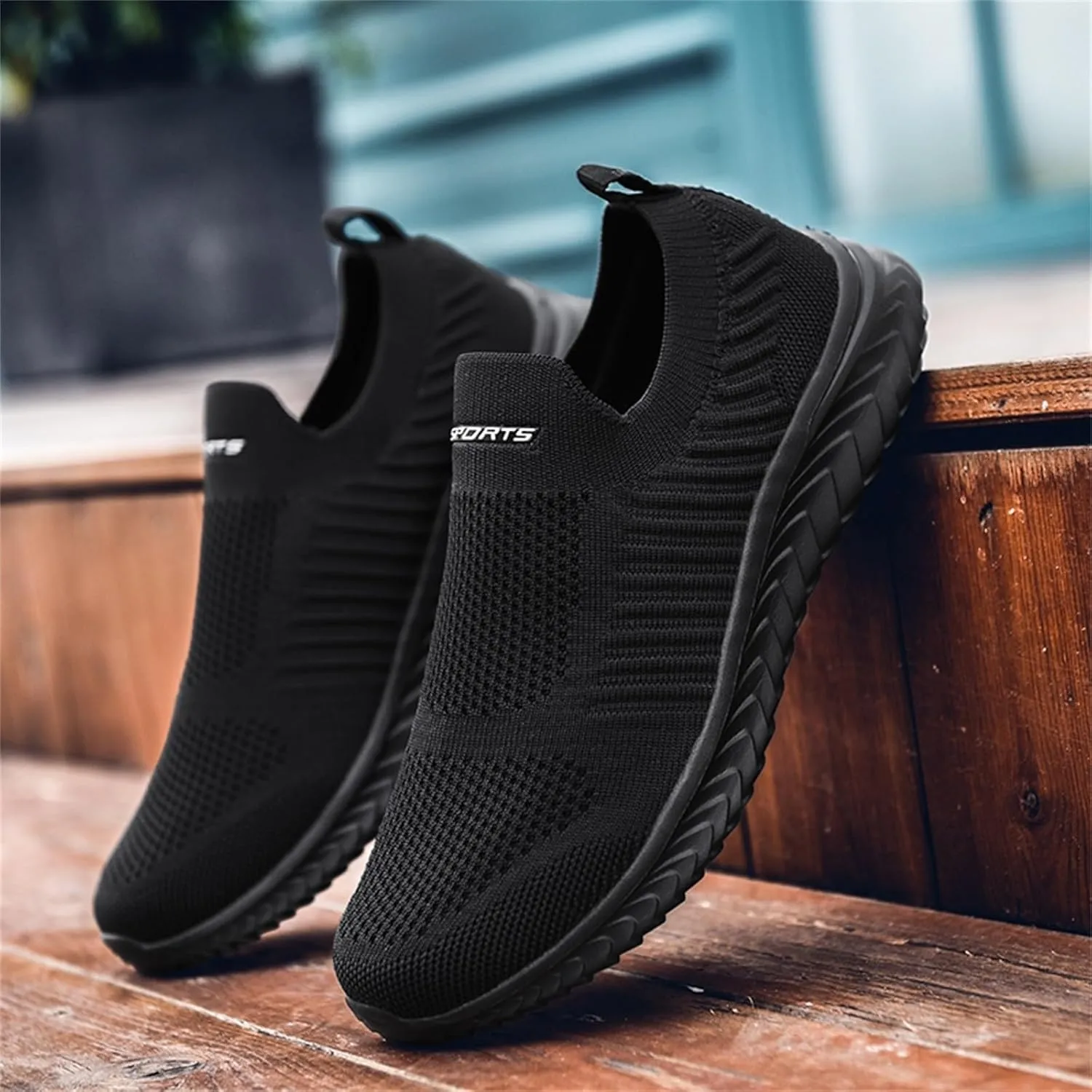 Men's Comfortable Diabetic Shoes Breathable Casual Comfortable Walking Sneaker Convenient Elderly Slip On Shoes