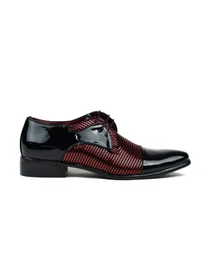 Men's Diamond Party Shoes Black/Red