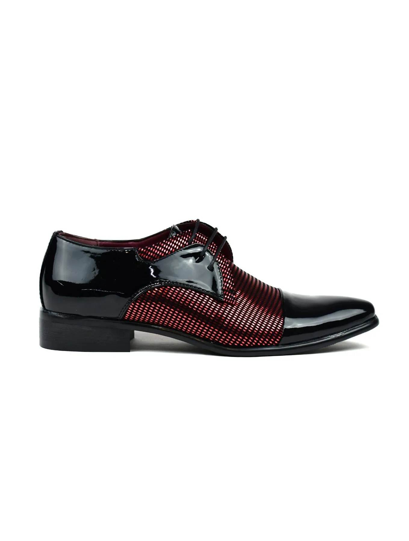 Men's Diamond Party Shoes Black/Red