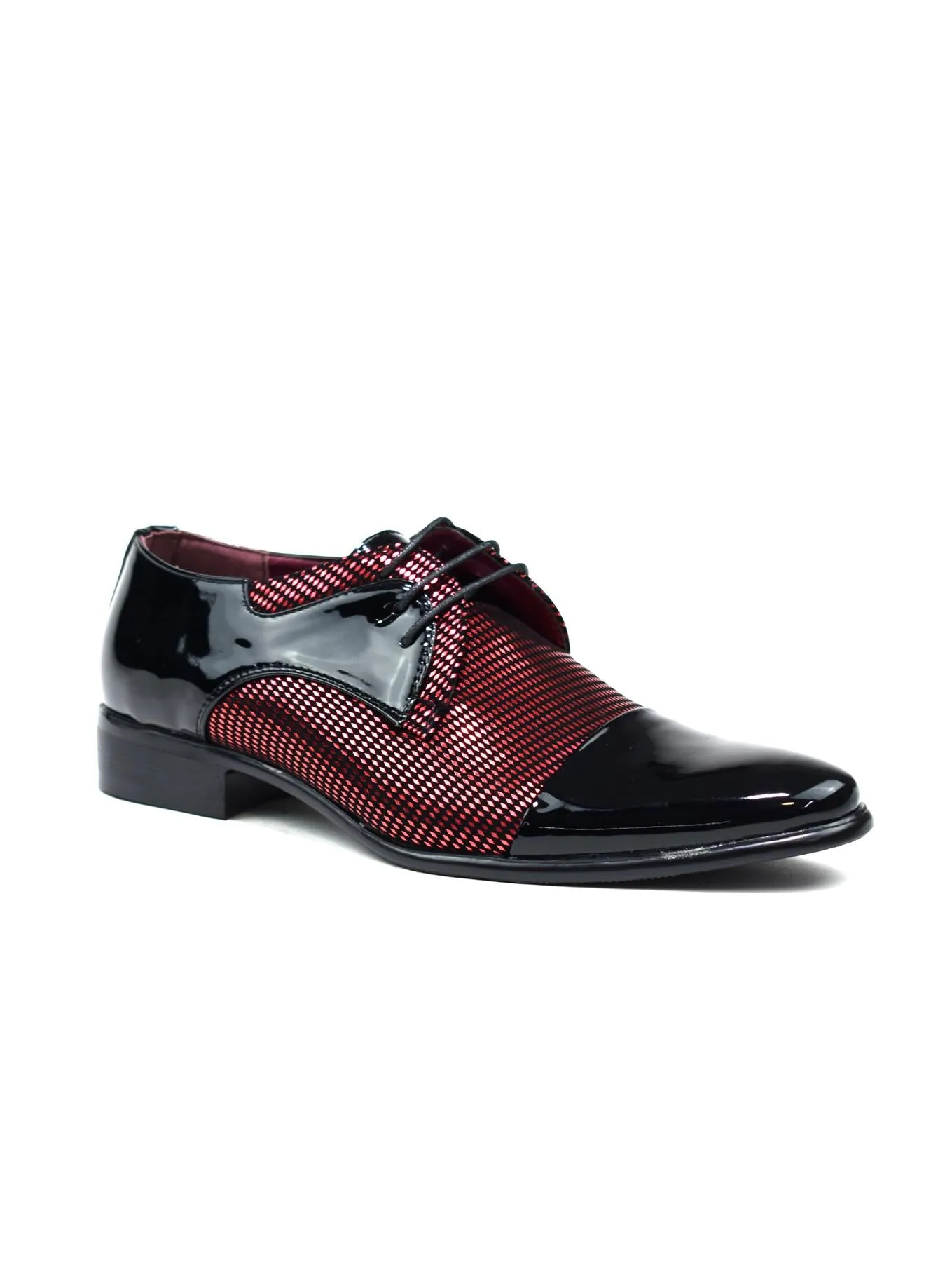 Men's Diamond Party Shoes Black/Red