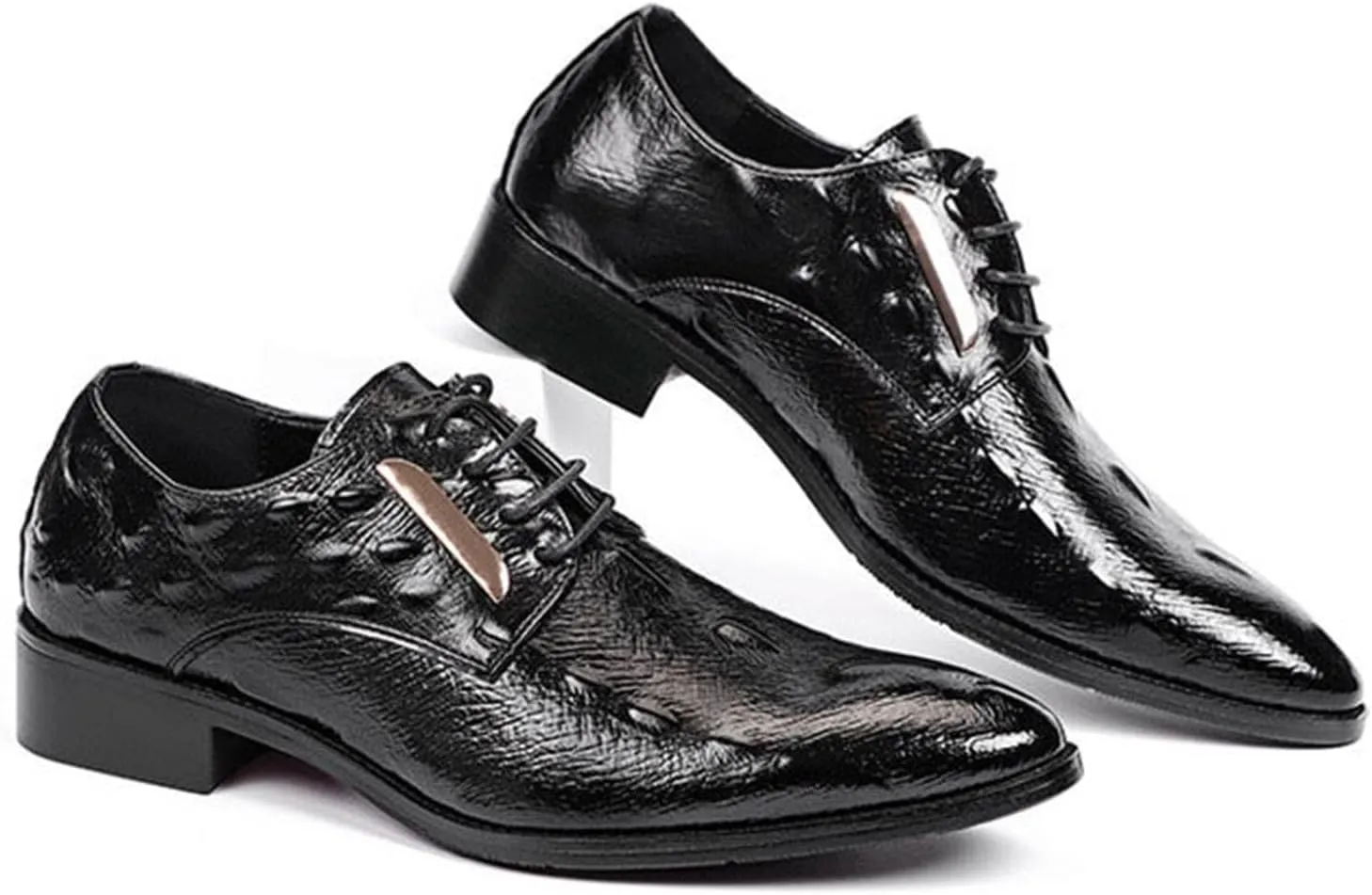 Men's Dress Oxford Formal Shoes Oxford Lace Up Leather Business Wedding Shoes for Men