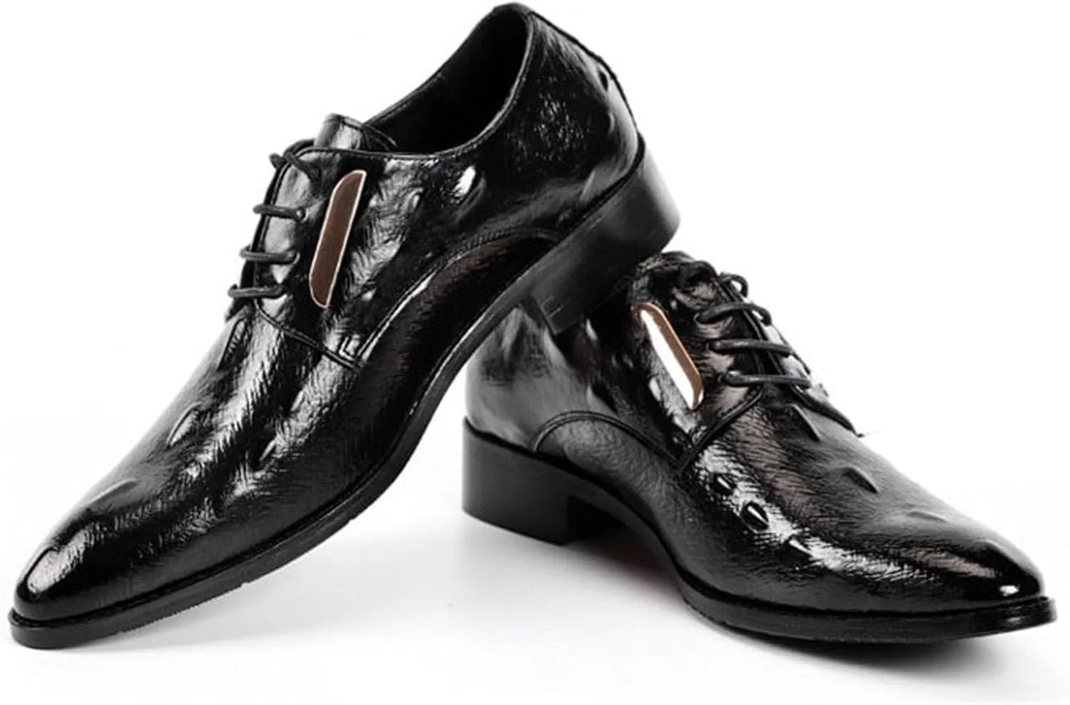 Men's Dress Oxford Formal Shoes Oxford Lace Up Leather Business Wedding Shoes for Men
