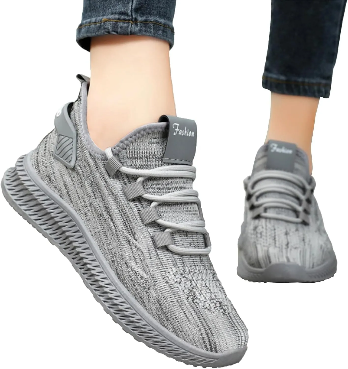 Mens Dress Shoes Casual Oxfords Shoes Knit Lightweight Womens Running Shoes Walking Casual Shoes Trendy Men Shoes Sneakers Black Tennis Shoe Loafers Shoe