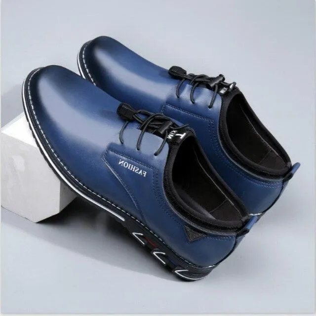 Men's Fashion Leather Moccasins Driving Shoes