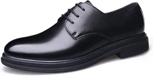 Men's Faux Patent Leather Tuxedo Dress Shoes, Casual Business Oxford Leather Shoes Plus Size Casual Business Pointed Toe Suit Shoes