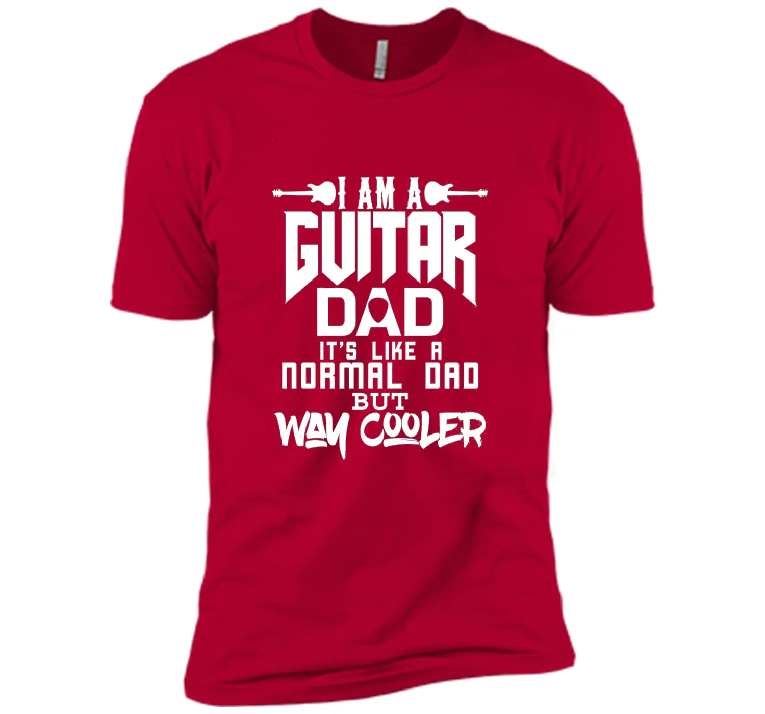 Men's FUNNY GUITAR DAD T-SHIRT Perfect Father's Day Gift