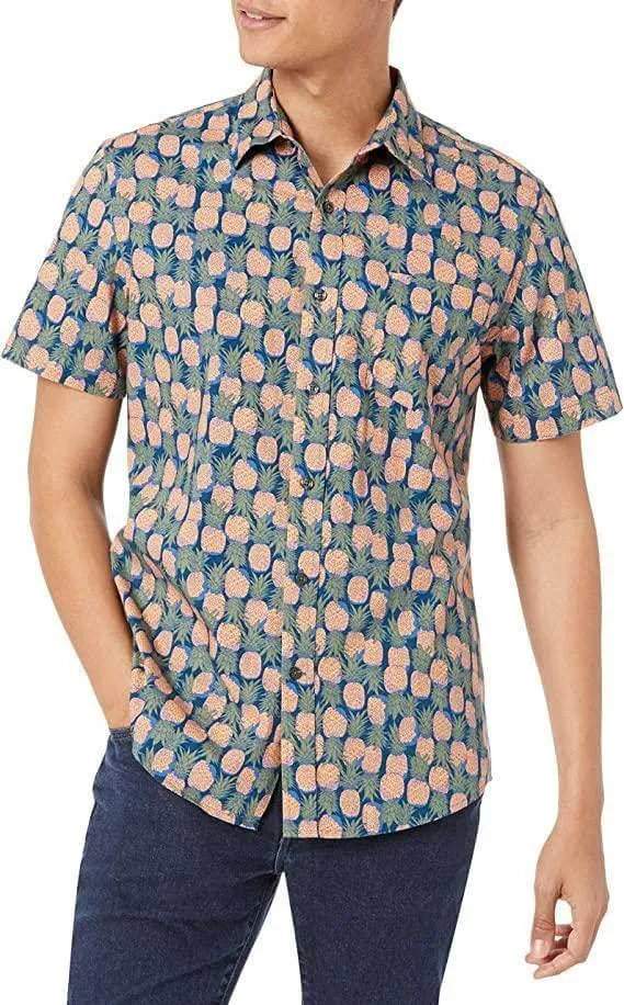 Men's Hawaii Shirt Funky Casual Short Sleeves Vacation Style Hawaiian Shirts