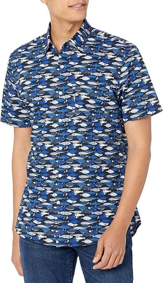 Men's Hawaii Shirt Funky Casual Short Sleeves Vacation Style Hawaiian Shirts