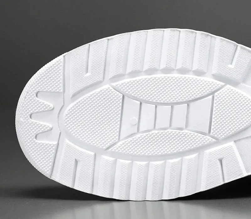 Men's High Top Sneakers  Breathable Air-cushion Running Shoes