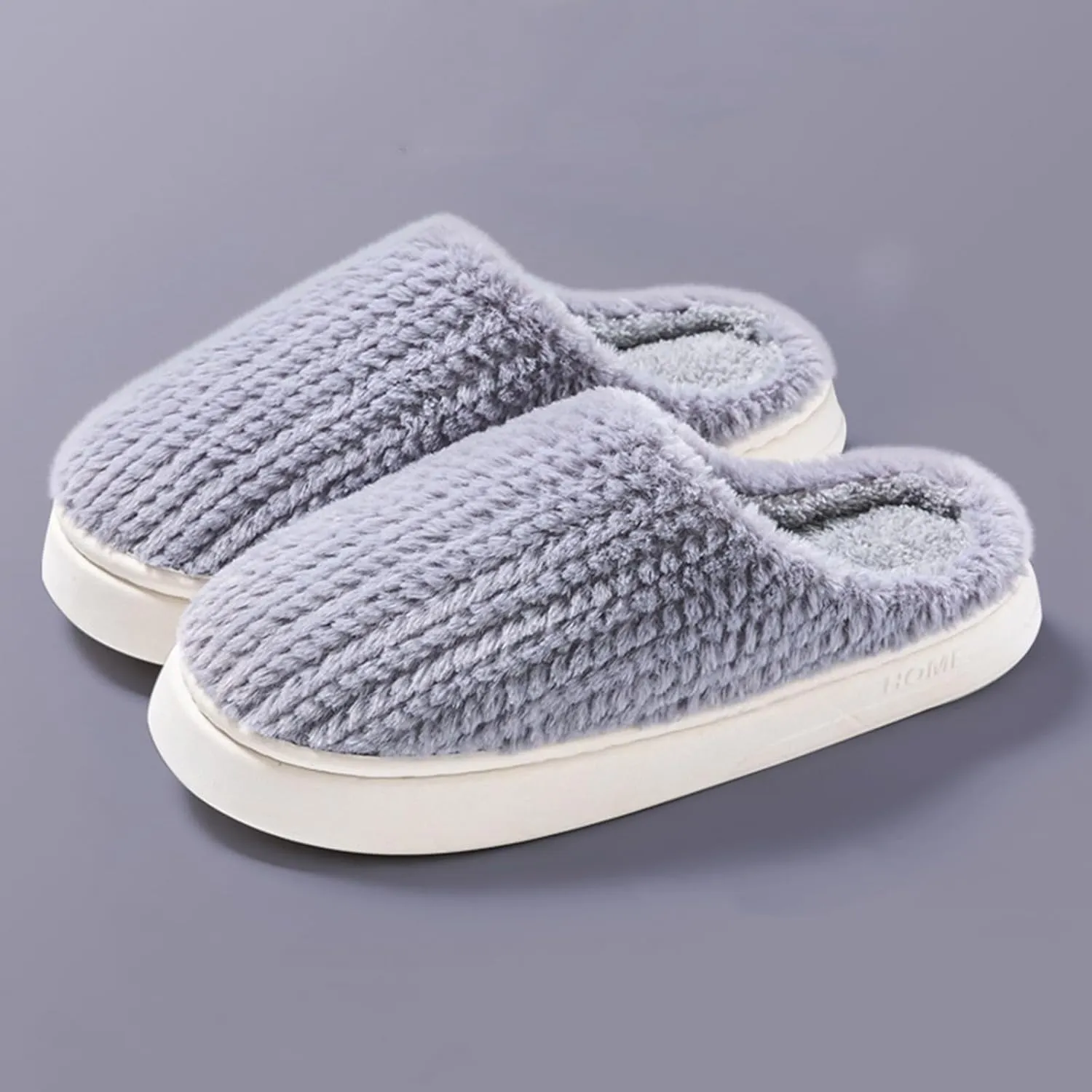 Mens House Slippers Couple Cotton Slippers Indoor Home Cotton Slippers Warm Non Slip Mens Indoor Slippers