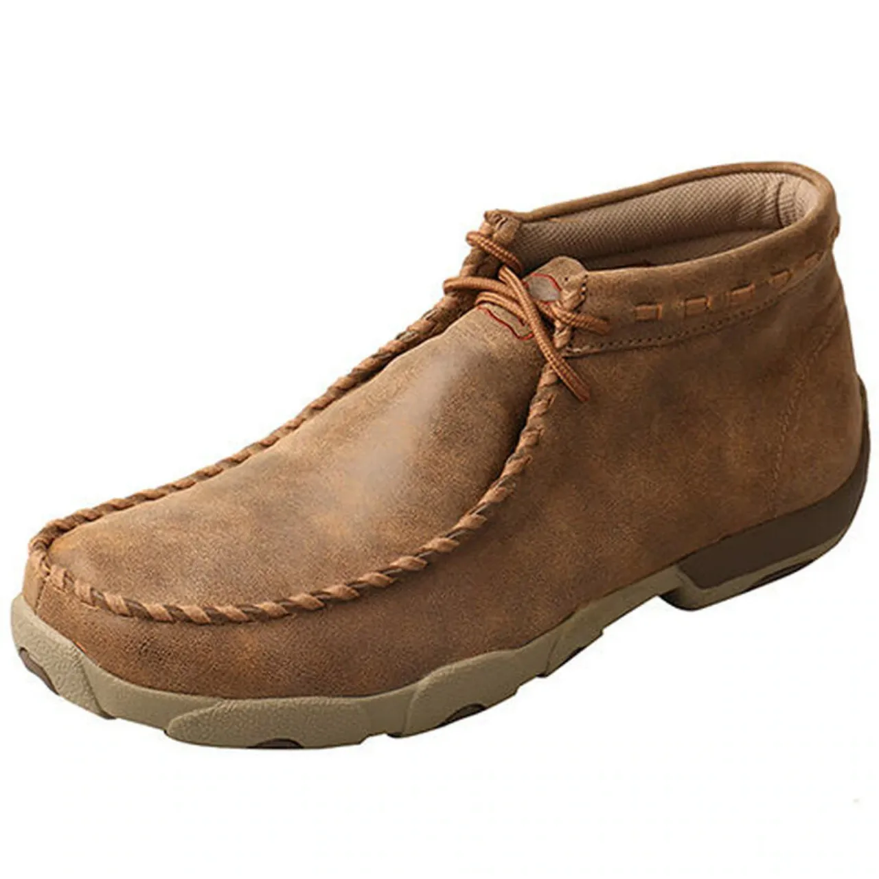 Men's Lace Edge Chukka Driving Moc by Twisted X MDM0049