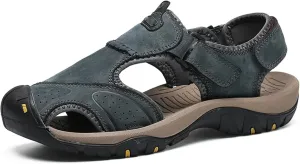 Men's Leather Sandals Summer Men's Shoes Outdoor Water Shoes