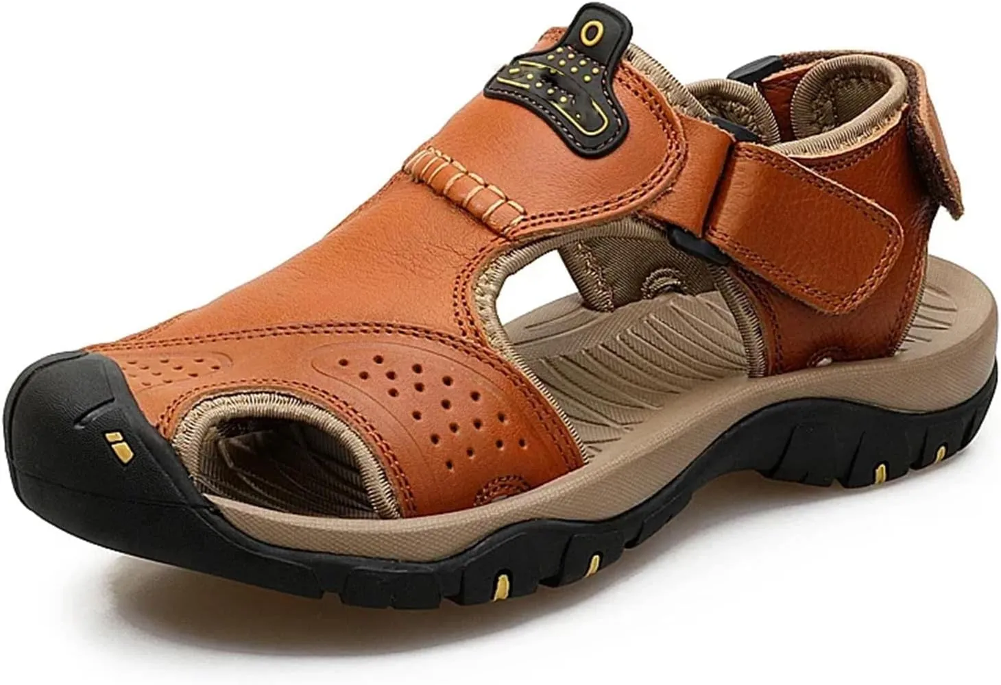 Men's Leather Sandals Summer Men's Shoes Outdoor Water Shoes
