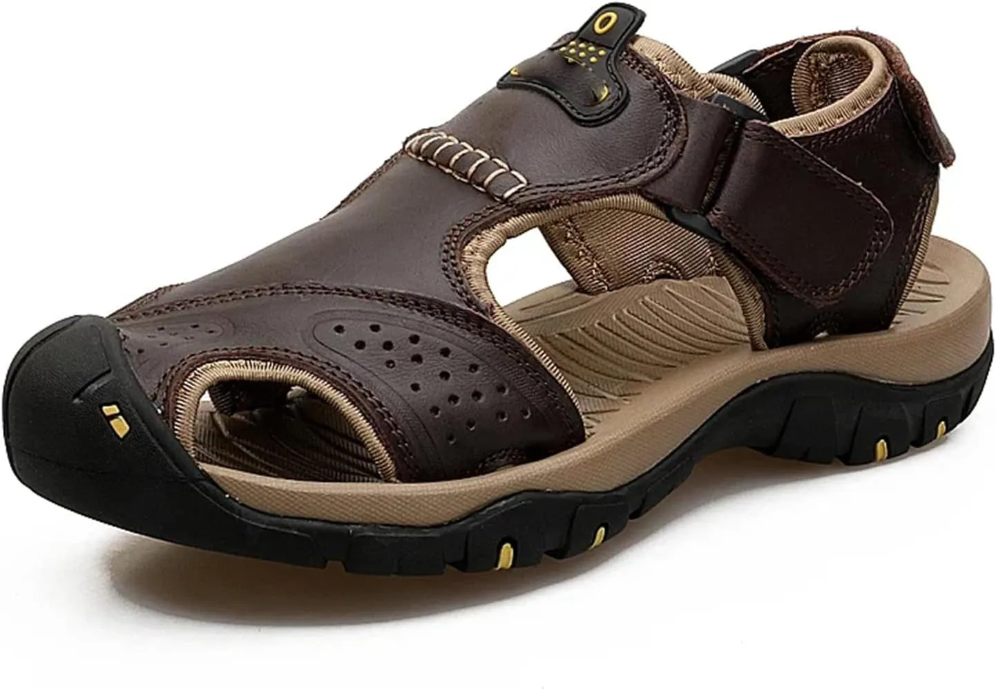 Men's Leather Sandals Summer Men's Shoes Outdoor Water Shoes