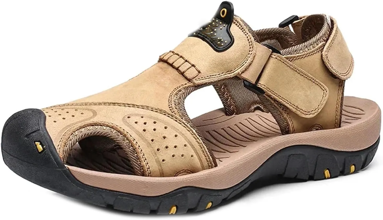 Men's Leather Sandals Summer Men's Shoes Outdoor Water Shoes