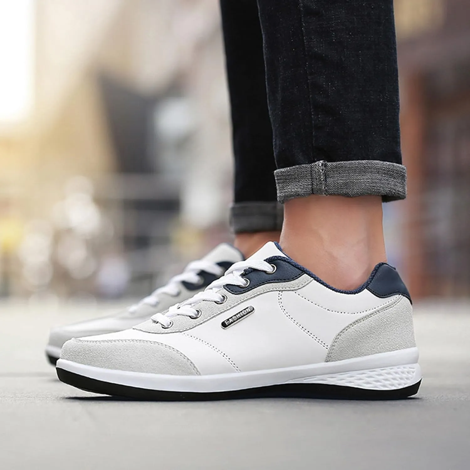 Men's Lightweight Non Slip Barefoot Shoes Comfortable Lightweight Casual Walking Shoe Comfortable Stretch Shoes