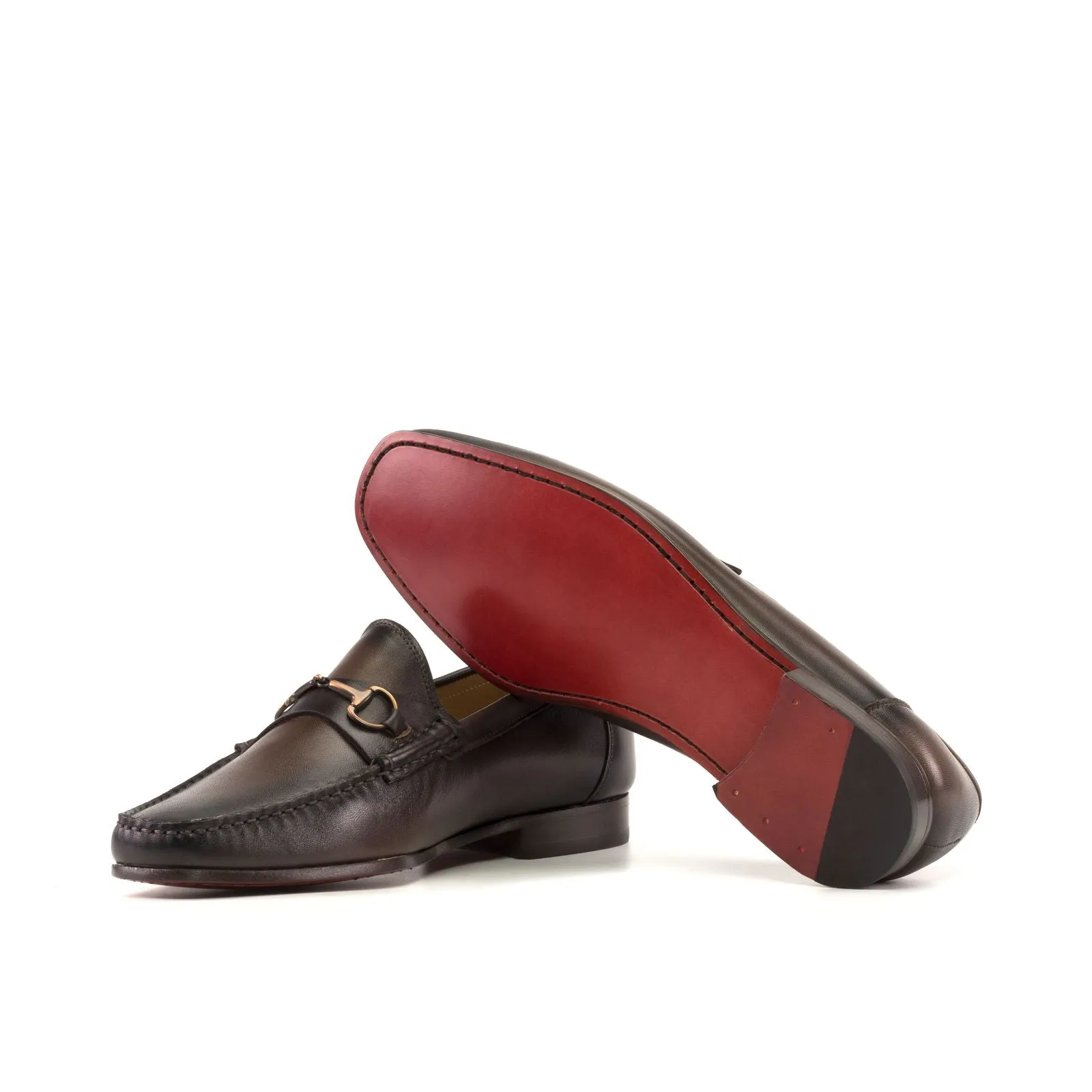 Men's Moccasin Leather Shoes Plus Size 5436