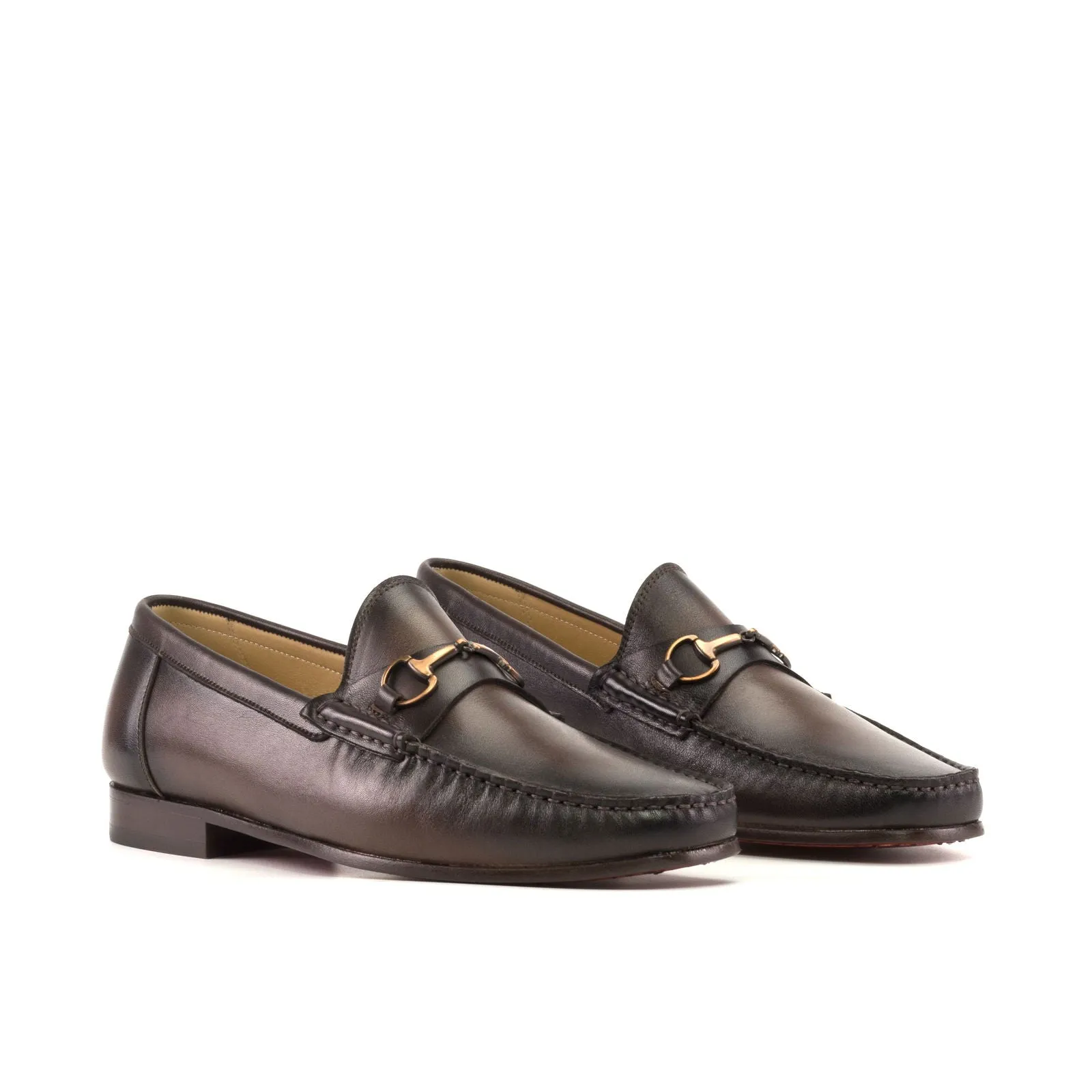 Men's Moccasin Leather Shoes Plus Size 5436
