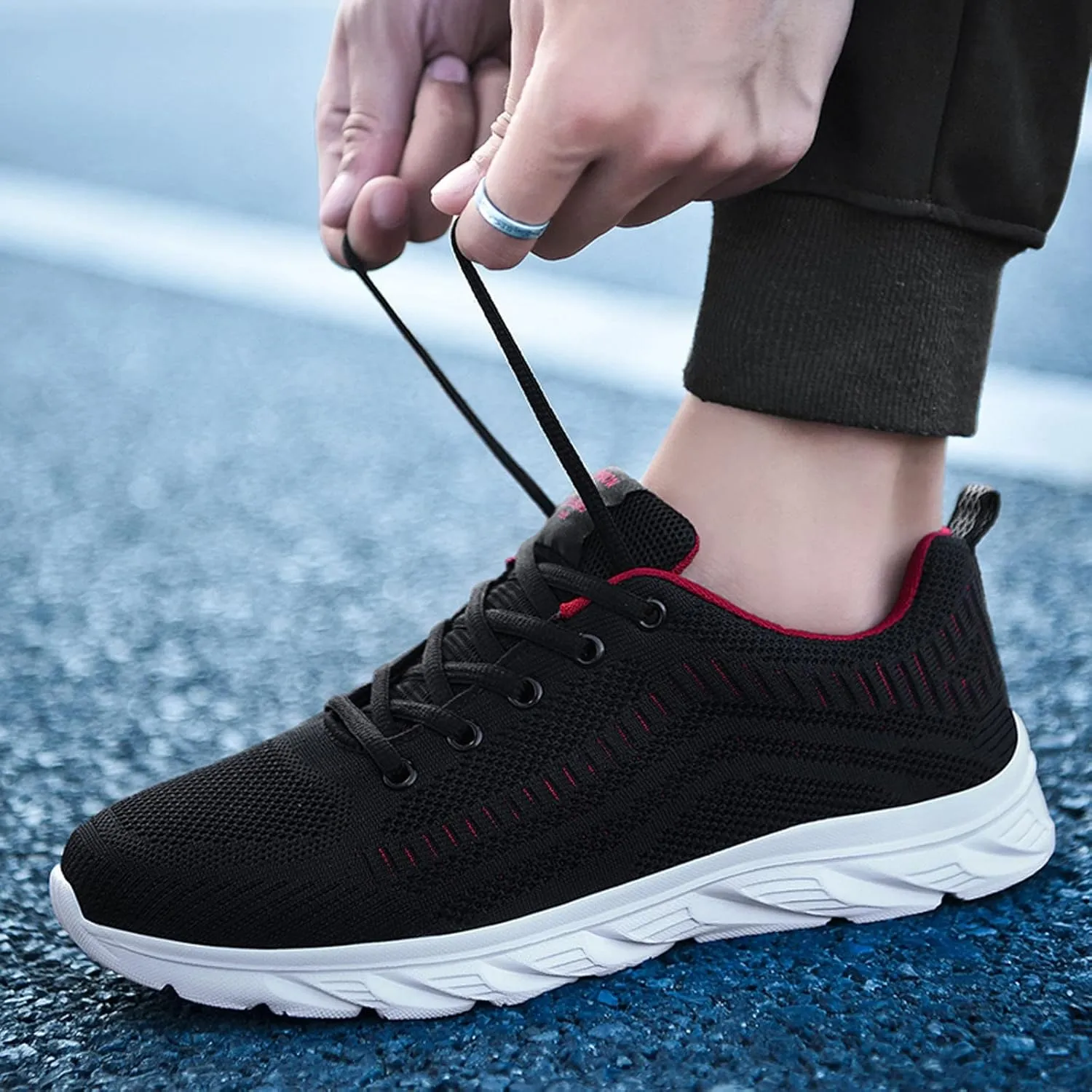 Men's Non Slip Barefoot Minimalist Shoes Hiking Footwear Barefoot Shoe Comfortable & Light-Weight Stretch Shoes