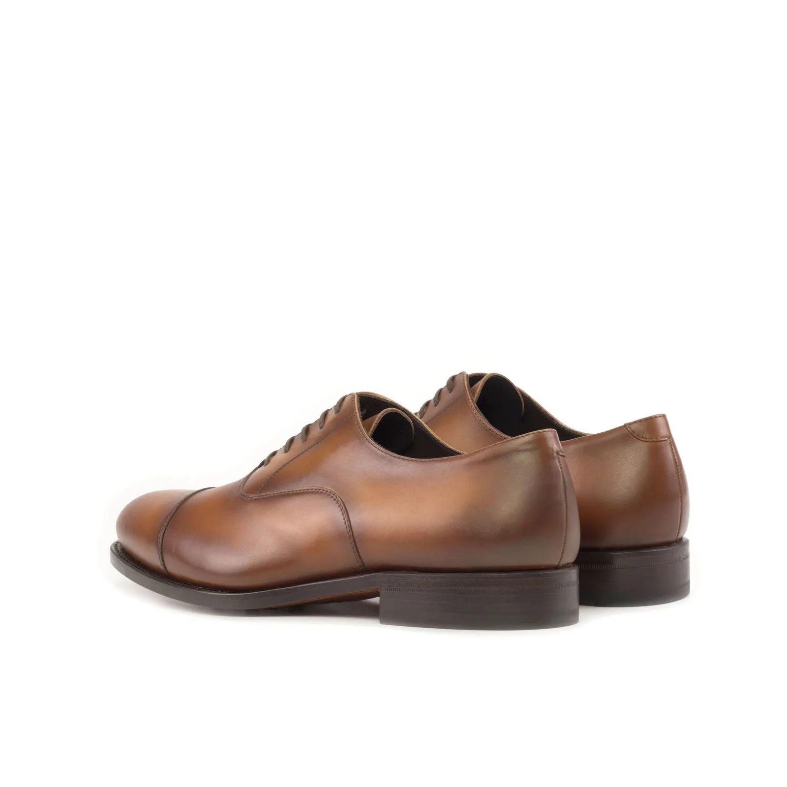 Men's Oxford Leather Shoes Goodyear Welt Wide Plus Size 5317