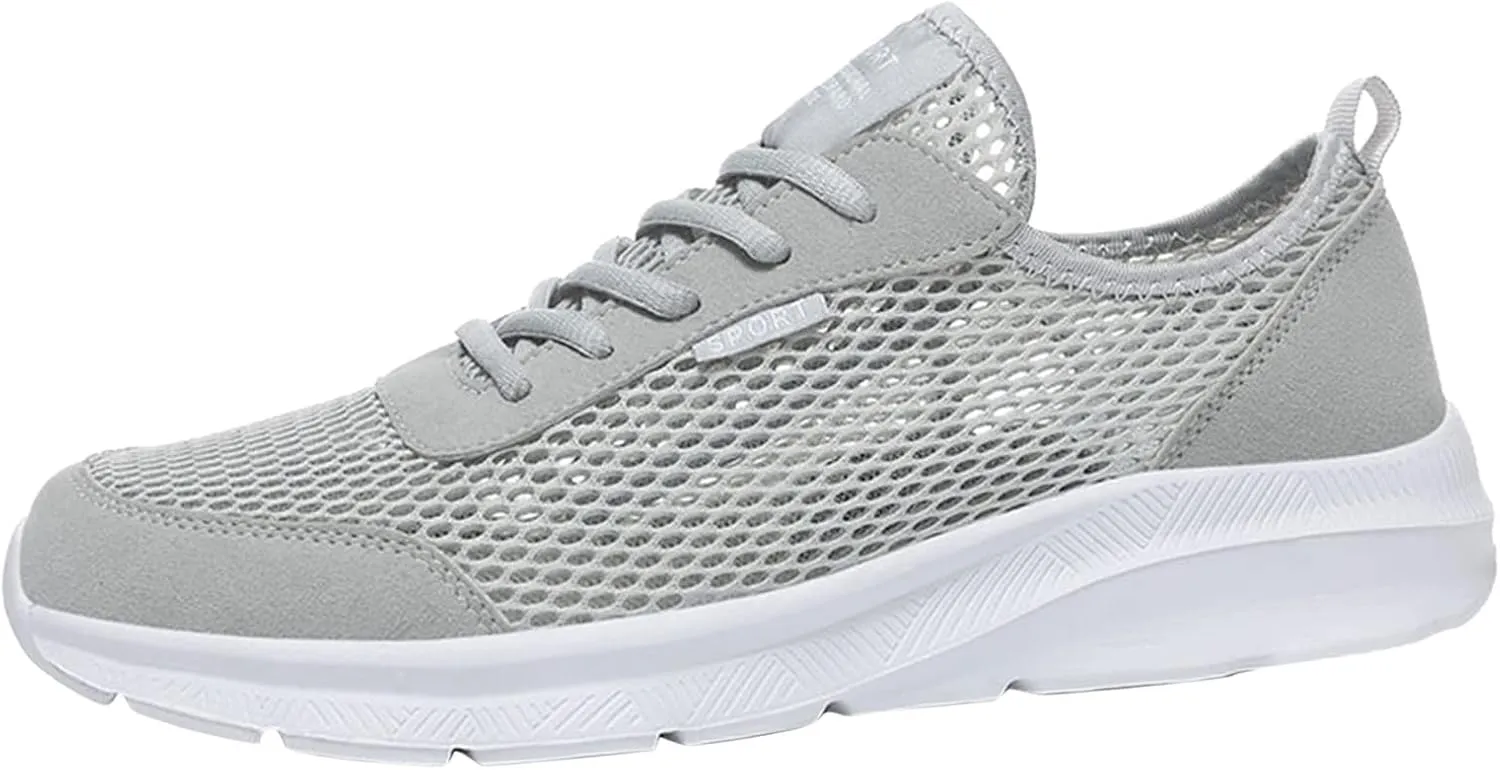 Men's Shoes Non Slip Shoes Mens Air Running Athletic Trail Tennis Sneaker Shoe for Men Breathable Comfort Walking for Men Tennis Trainer Brown