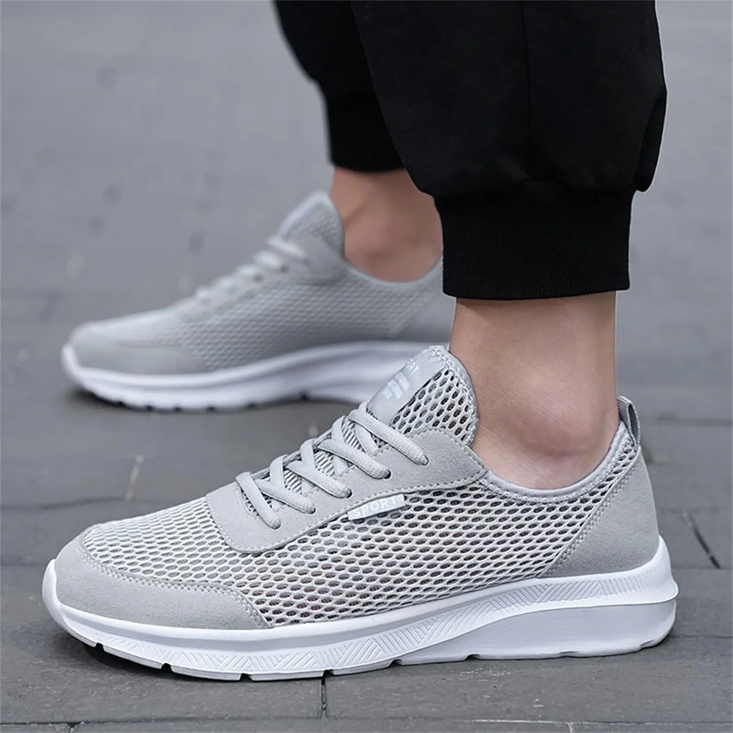 Men's Shoes Non Slip Shoes Mens Air Running Athletic Trail Tennis Sneaker Shoe for Men Breathable Comfort Walking for Men Tennis Trainer Brown