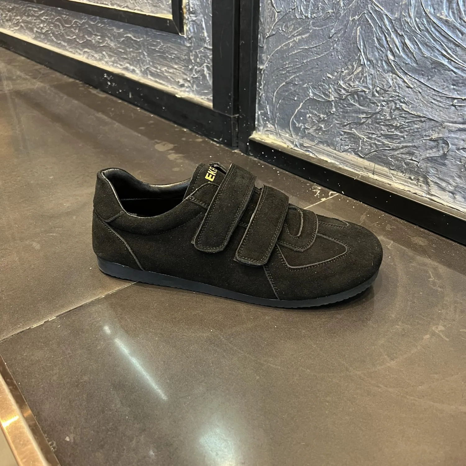 Men's slip-on suede casual shoes