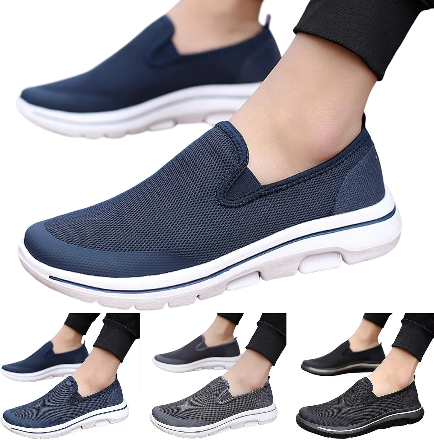 Men's Sneakers Mens Walking Shoes Shoe for Men Tennis Shoe for Men Breathable Athletic Gym Sneaker