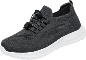 Men's Sneakers New Mens Shoes Comfortable Walking Shoes Tennis Comfortable Leather Sneakers for Men Casual Mesh Breathable Walking Slip on Running