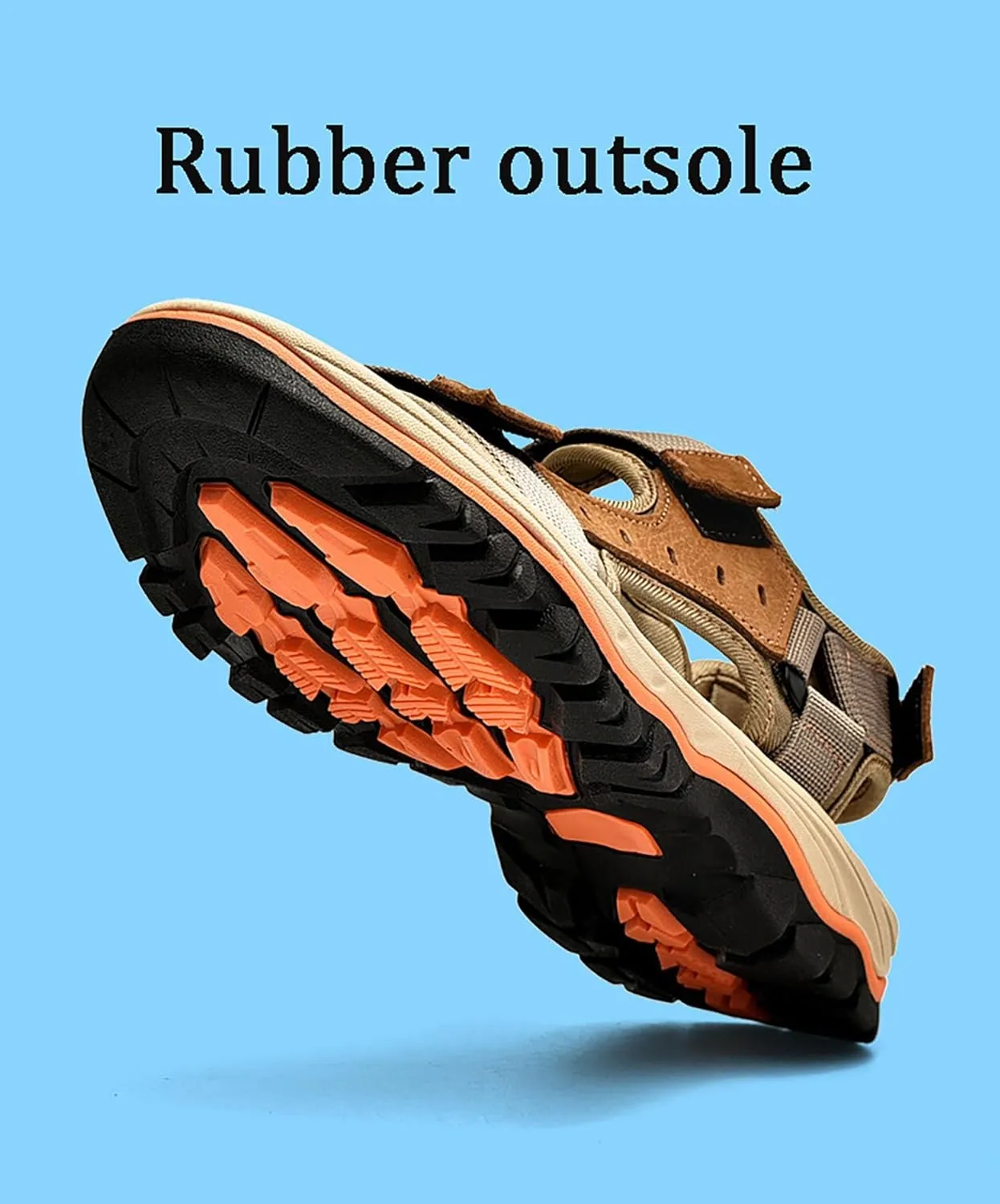 Men's Sport Sandals Outdoor Hiking Sandal Open Toe Walking Sandals for Summer Beach Water Shoes
