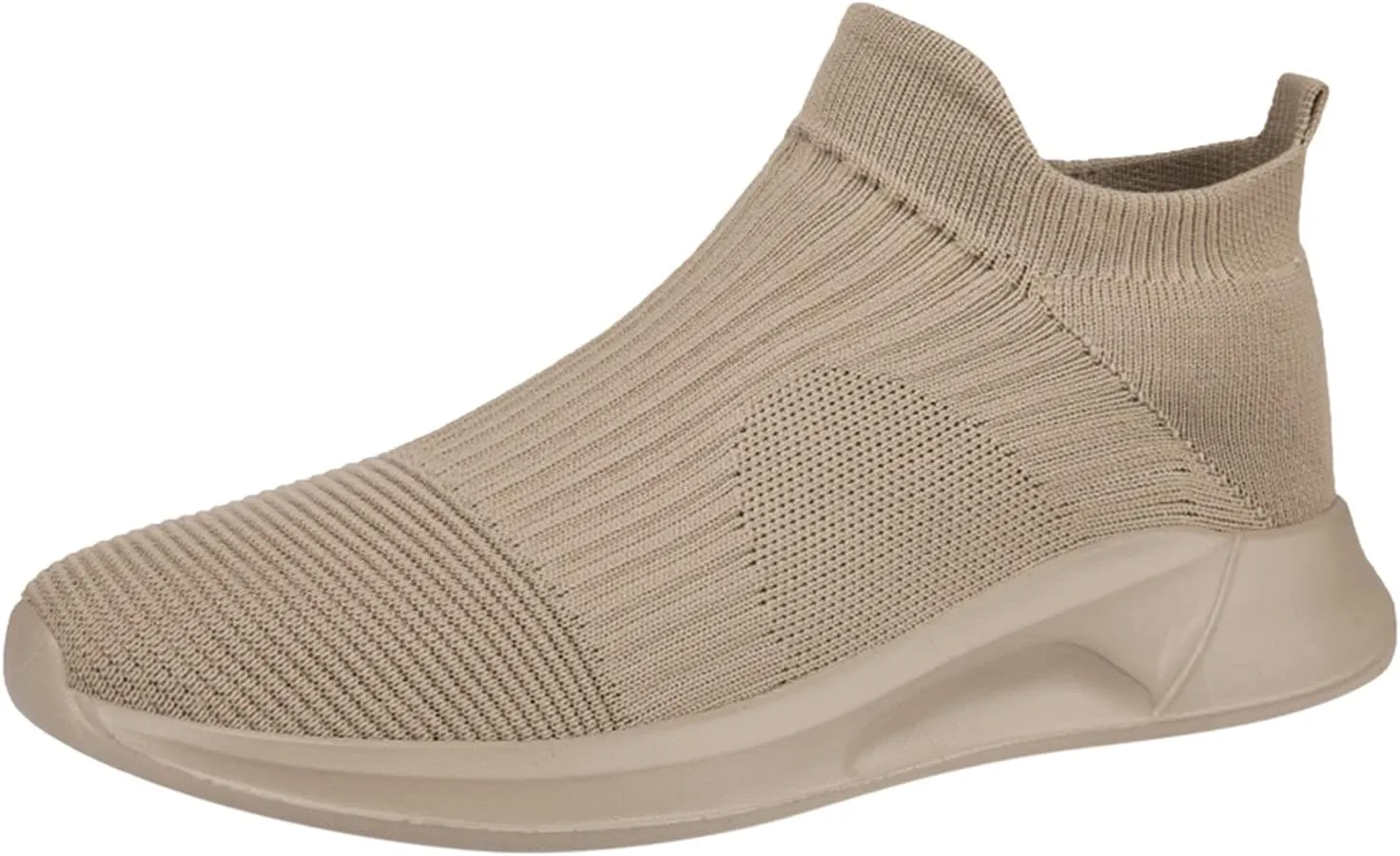 Men's Stretch Memory Foam Shoes Comfortable Breathable Lightweight Tennis Shoe Convenient Elderly Slip On Shoes