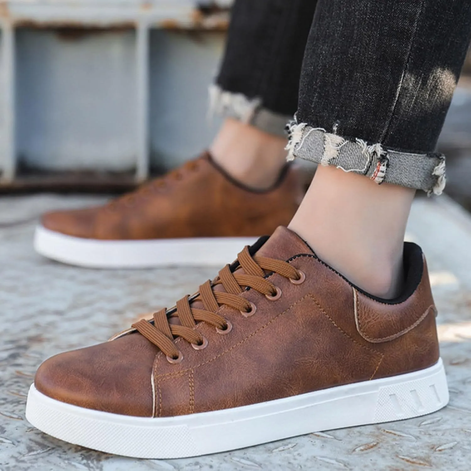 Mens Tennis Shoes Mens Slip on Shoes Sneaker for Men Shoe for Men Breathable Comfortable Sneaker
