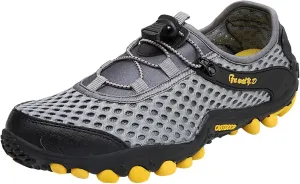 Mens Water Shoes Wide Width Non Slip Athletic Footwear Wide Toe Water Shoes Barefoot