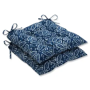 Merida Indigo Tufted Seat Cushions