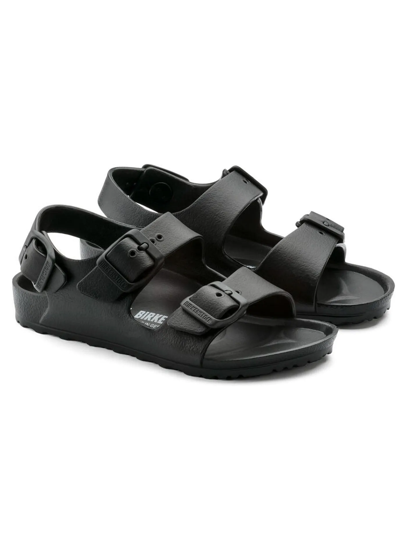 Milano Eva Black Sandals (Little Kids)