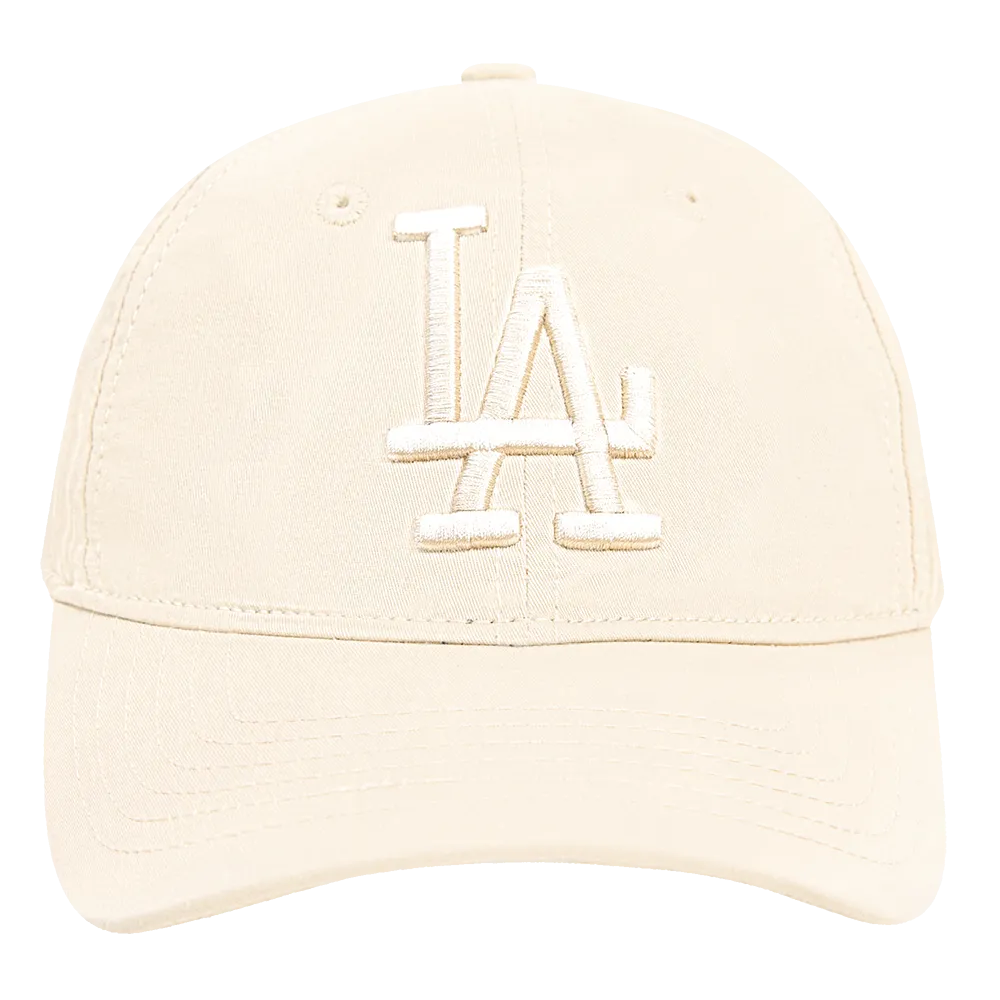 MLB LOS ANGELES DODGERS NEUTRAL MEN'S DAD HAT (EGGSHELL)