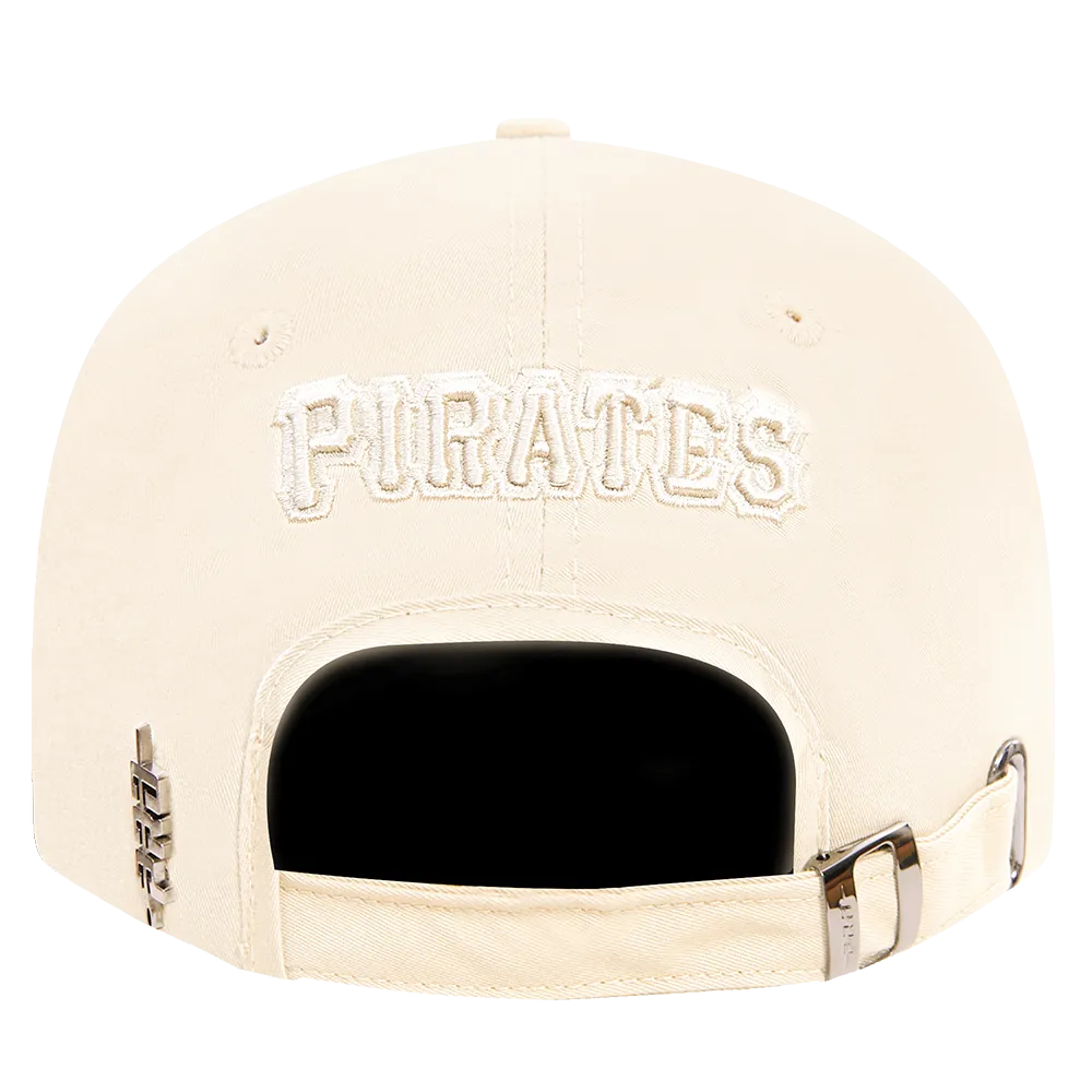 MLB PITTSBURGH PIRATES NEUTRAL MEN'S DAD HAT (EGGSHELL)