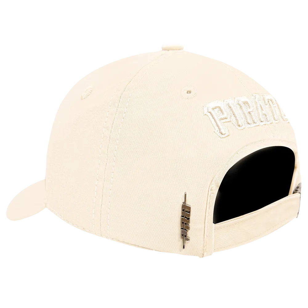 MLB PITTSBURGH PIRATES NEUTRAL MEN'S DAD HAT (EGGSHELL)