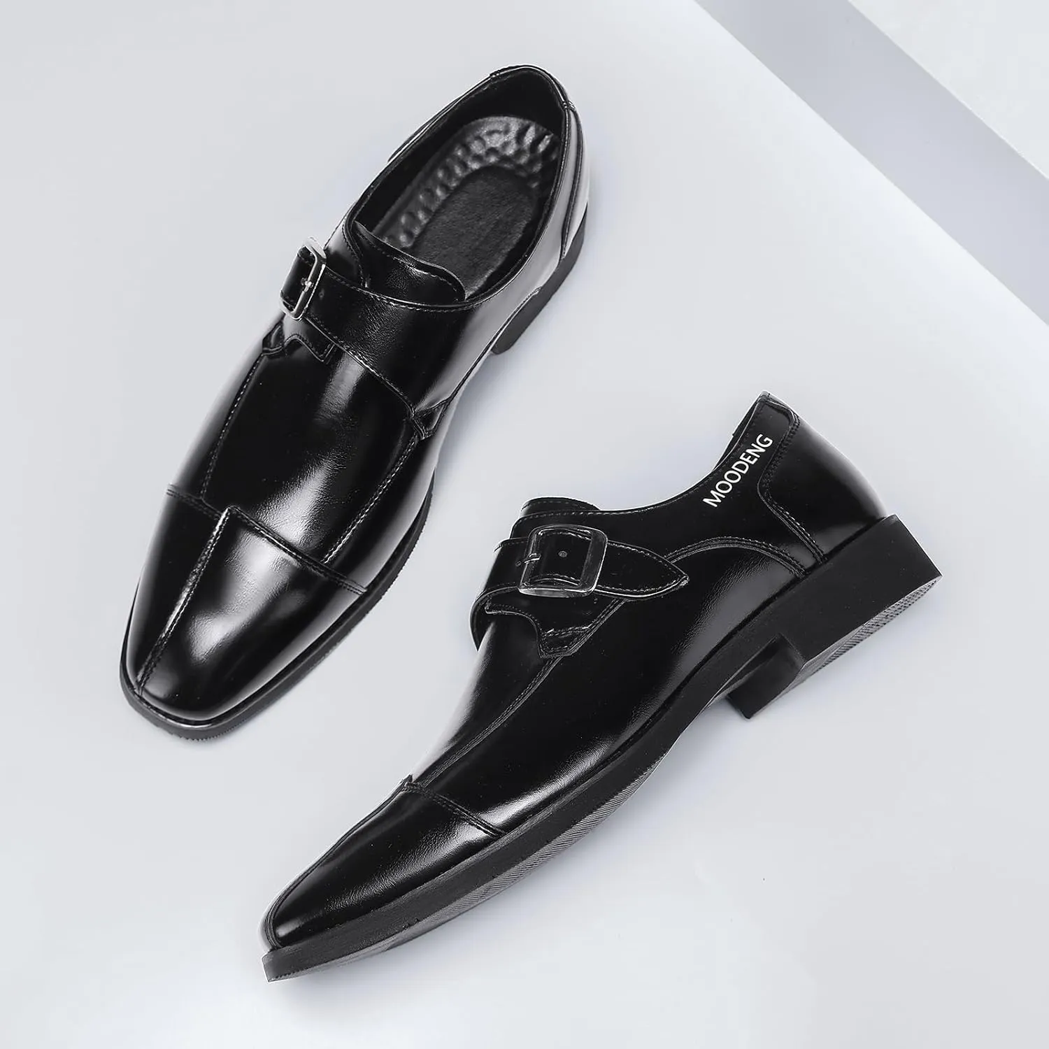 Moodeng Men's Shoes Oxfords Shoes for Men Leather Causal Oxfords