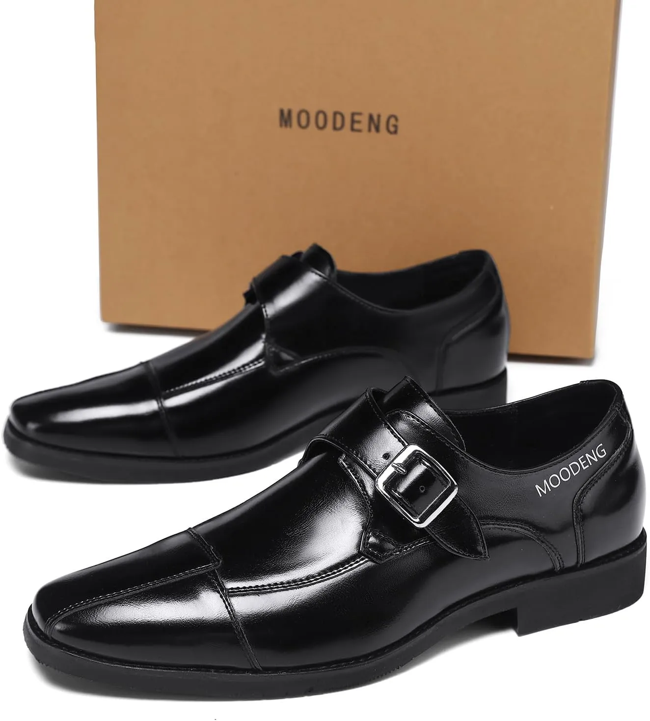 Moodeng Men's Shoes Oxfords Shoes for Men Leather Causal Oxfords