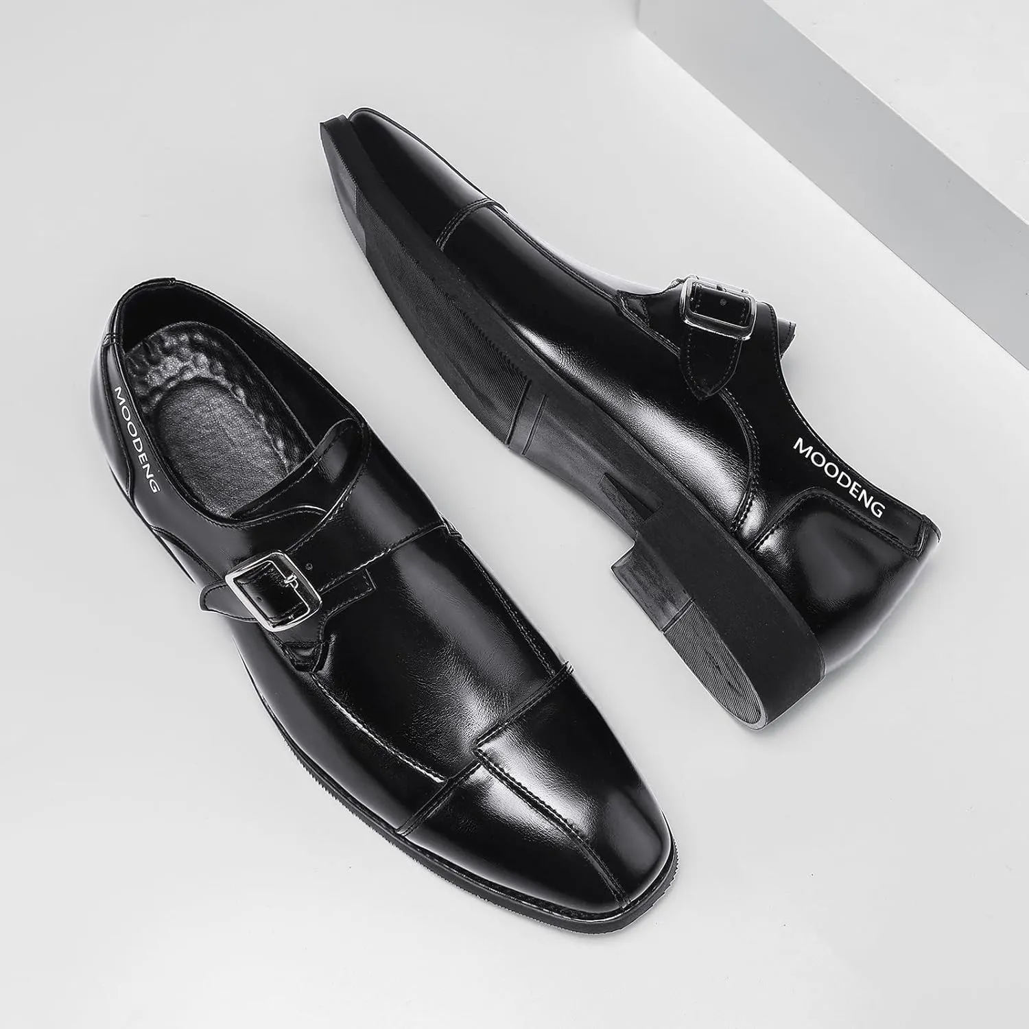 Moodeng Men's Shoes Oxfords Shoes for Men Leather Causal Oxfords