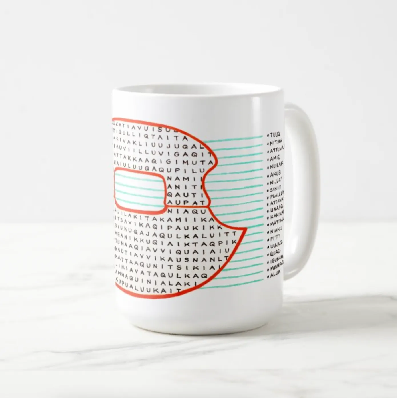Mug - Inuktitut Word Search