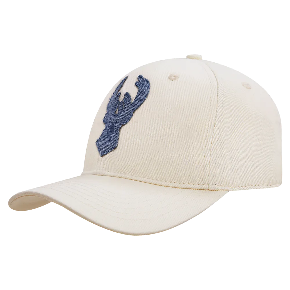 NBA MILWAUKEE BUCKS VARSITY BLUES WOMEN'S DENIM DAD HAT (LINEN)
