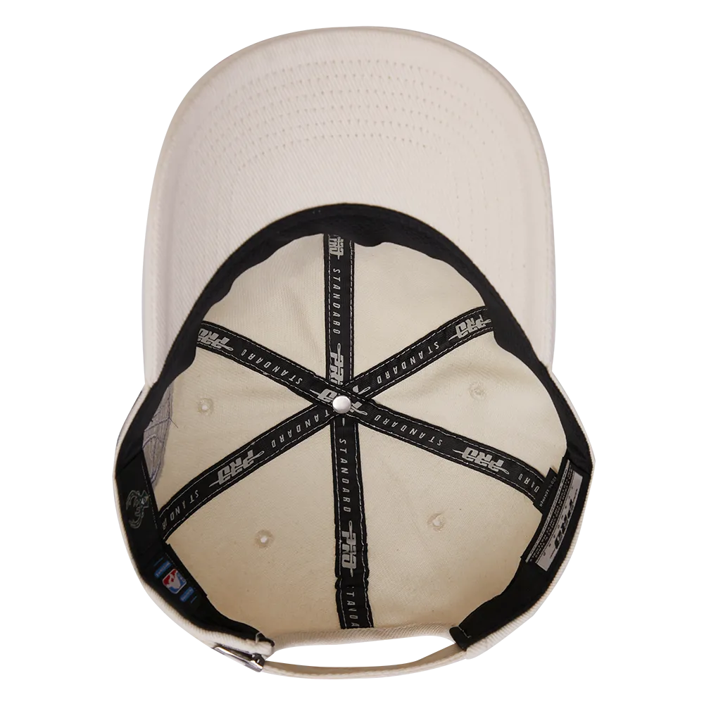 NBA MILWAUKEE BUCKS VARSITY BLUES WOMEN'S DENIM DAD HAT (LINEN)